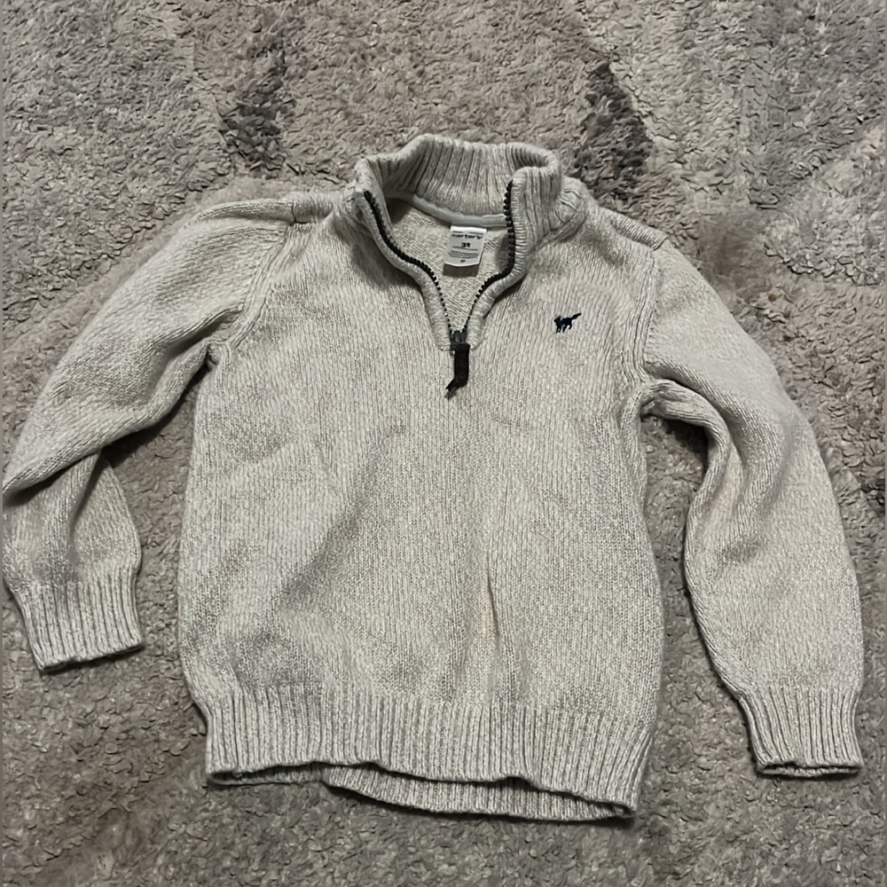 Boys cream sweater